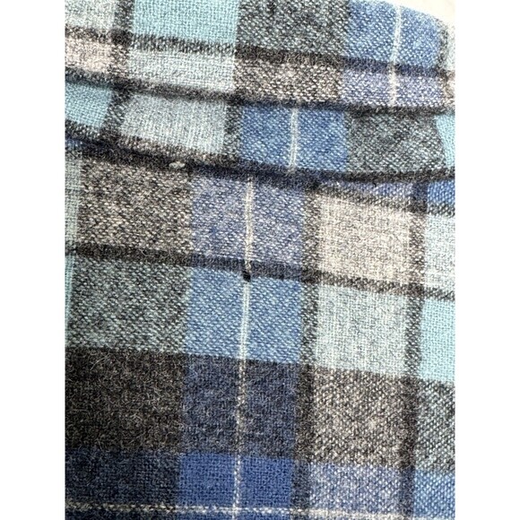 Pendleton Limited Edition Beach Boys Wool Board Shirt Large Blue Plaid *See Pics - Picture 15 of 16